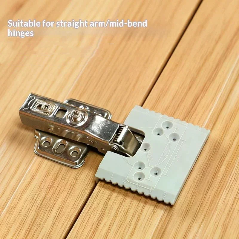 Magnetic Hinge Quick Installation Positioning Piece Cabinet Door Installation Point Fixed Plate Woodworking Panel Hinge Tool