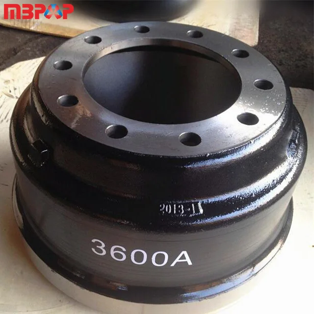 MBPAP China Supplier Truck Brake Drum 3600a Gunite Brake Drum 3600A for Semi Trailer Trucks