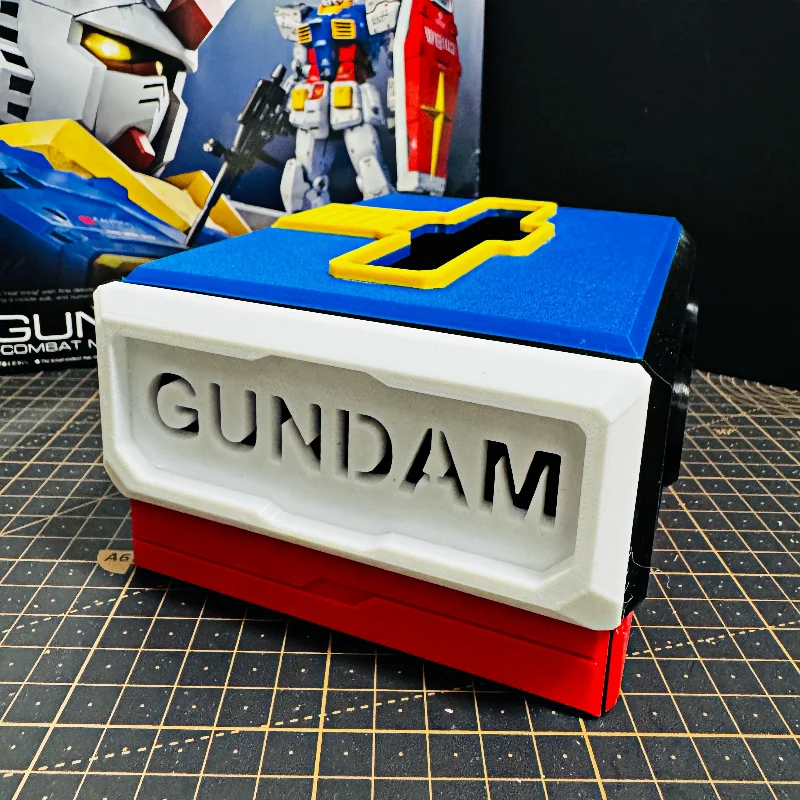 Gundam نموذج محيطي زخرفة الأنسجة صندوق البدلة المتنقلة تخزين الديكور طباعة ثلاثية الأبعاد Yuanzu Zha الملحقات القديمة #5