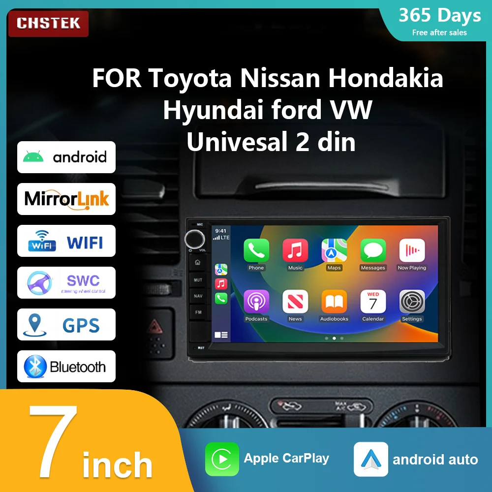 CHSTEK Car Radio UIS7870 Android 13 12G+256G Car Radio For Toyota Nissan Honda kia Hyundai VW Univesal Navigation Player CarPlay