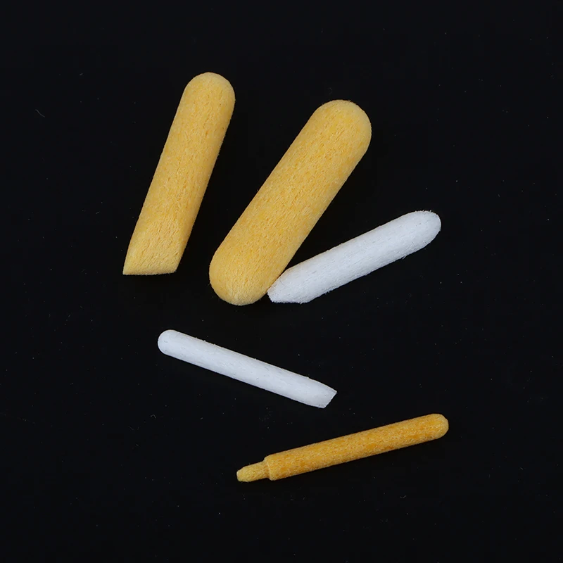 Plumes en polyester pour barils, marqueurs à craie liquide, stylo de peinture, accessoires de pointe de subdivision, 3/4mm, 5/6mm, 8mm, 10mm, 15mm, 30mm, 50mm, lot de 5 pièces