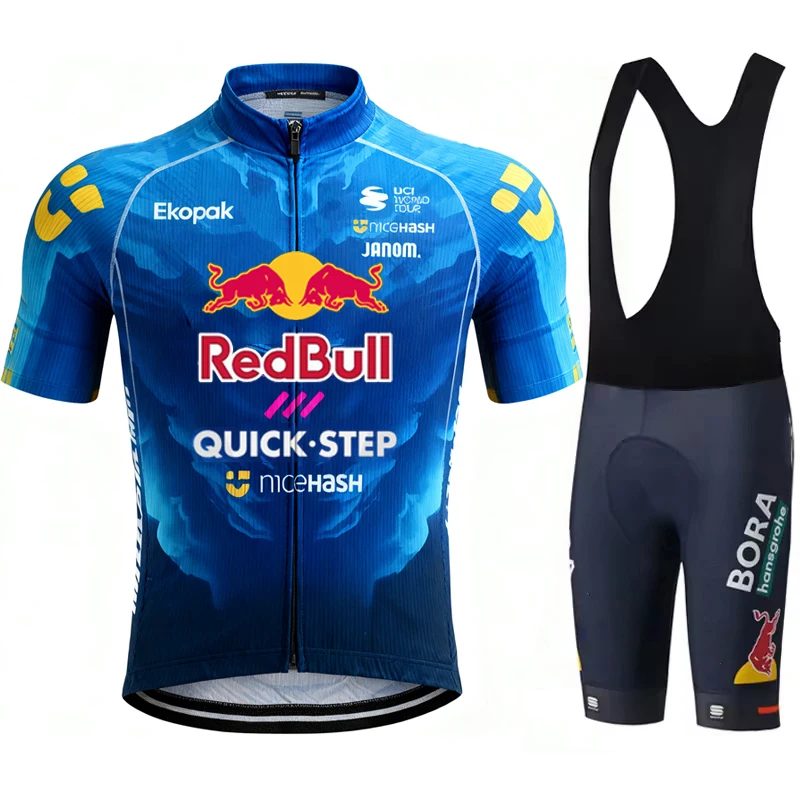 

Red Bull Mountain Bike Cycling Jersey Men 2026 Sports Set Road Uniform Clothing Jerseys Mtb Jumper Clothes Cycle Short Sleeves