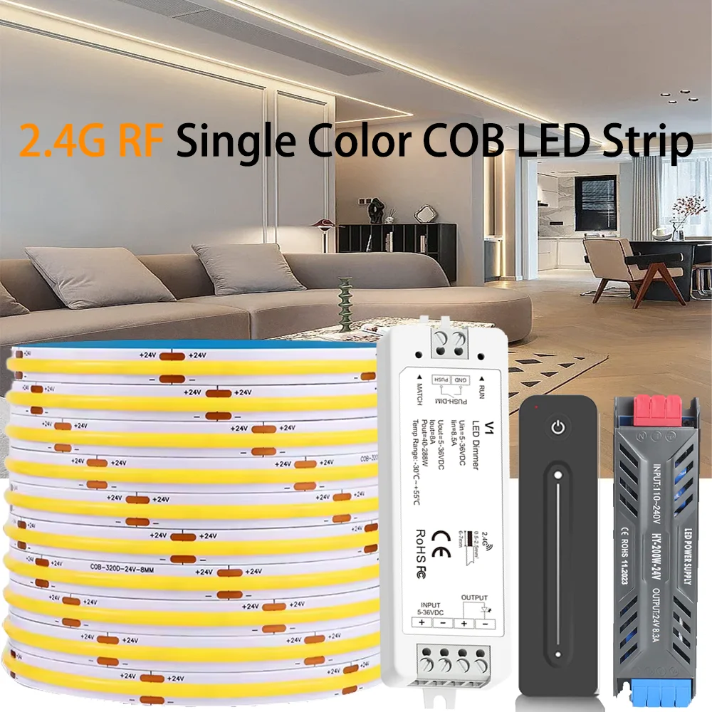 24V Cob Led Strip L…