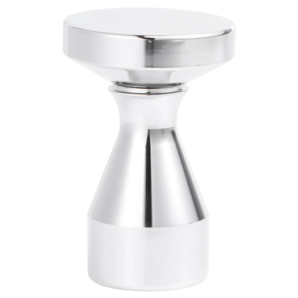 

51mm Base Diameter 80mm Height Durable Food-Grade Stainless Steel Coffee Tamper Silver Easy to Use and Clean Coffee Tamper