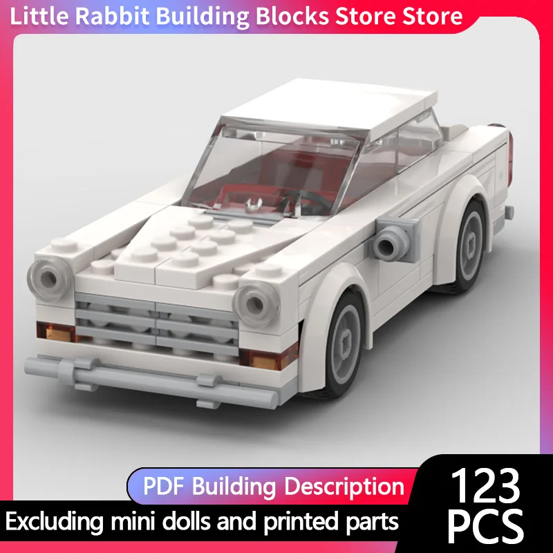Speed Racing Car Model MOC Building Bricks Amazon Classic Family Sedan Modular Technology Children Holiday Gifts Assemble Toys