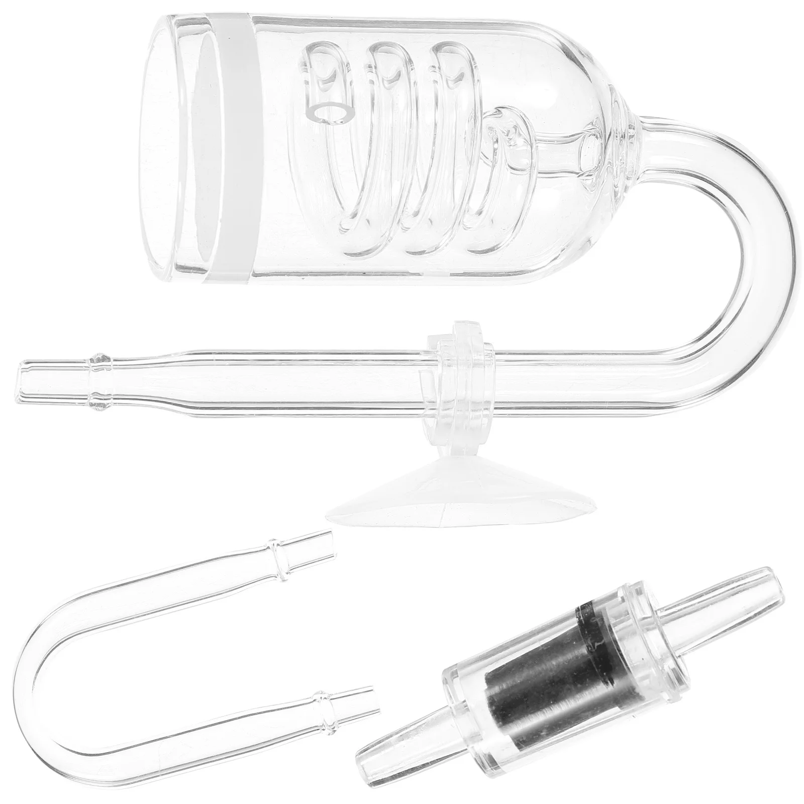 

1Set Aquarium Co2 Diffuser Transparent Fish Tank Refiner with Suction Cup Wear-Resistant Oxygen Bubbler for Aquarium Supplies