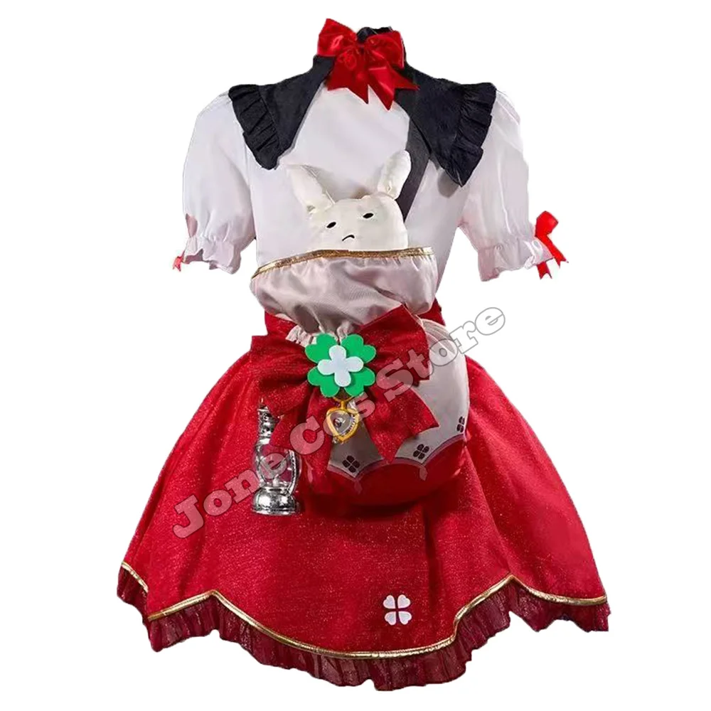 Game Genshin Impact Witch Klee Cosplay Costume New Skin Blossoming Starlight Outfits Lolita Dress Hat Wig Halloween Costumes view 3