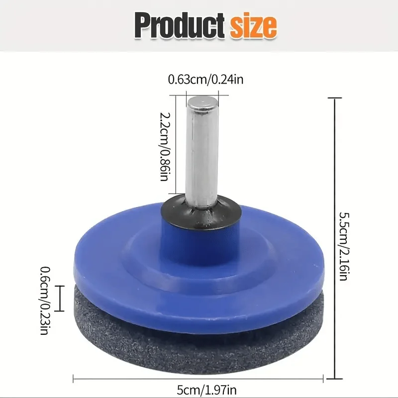 3pcs Lawn Mower Blade Sharpener Universal Sharpening Rotary Hand Drills Sharpener Durable Garden Equipment Accessory