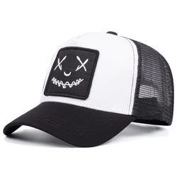 2024 letni oddychający czapki baseballowe dla mężczyzn czapka typu Trucker modowy Joker haftowane kapelusze typu Snapback podróżny na świeżym powietrzu czapka golfowa mężczyzna