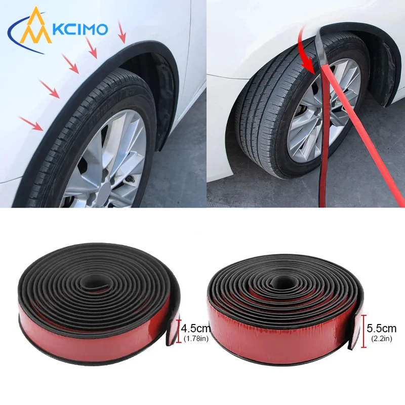

Универсальная расширенная уплотнительная лента для автомобильного крыла, колесная арка, крыло, полоски против царапин, резиновая защита для автомобильных колес, бровь, брызговик