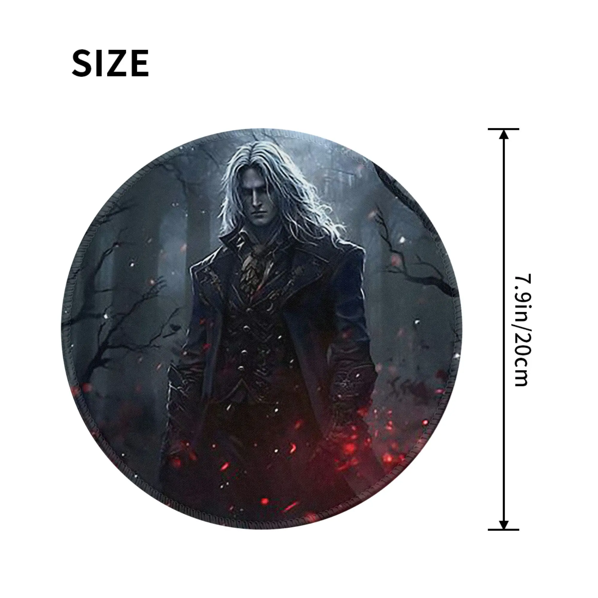 Alucard Vampire Game Mouse Pad Computer Keyboard Mouse Mat Gamer PC Laptop Desk Mat Office Accessories Table Mats