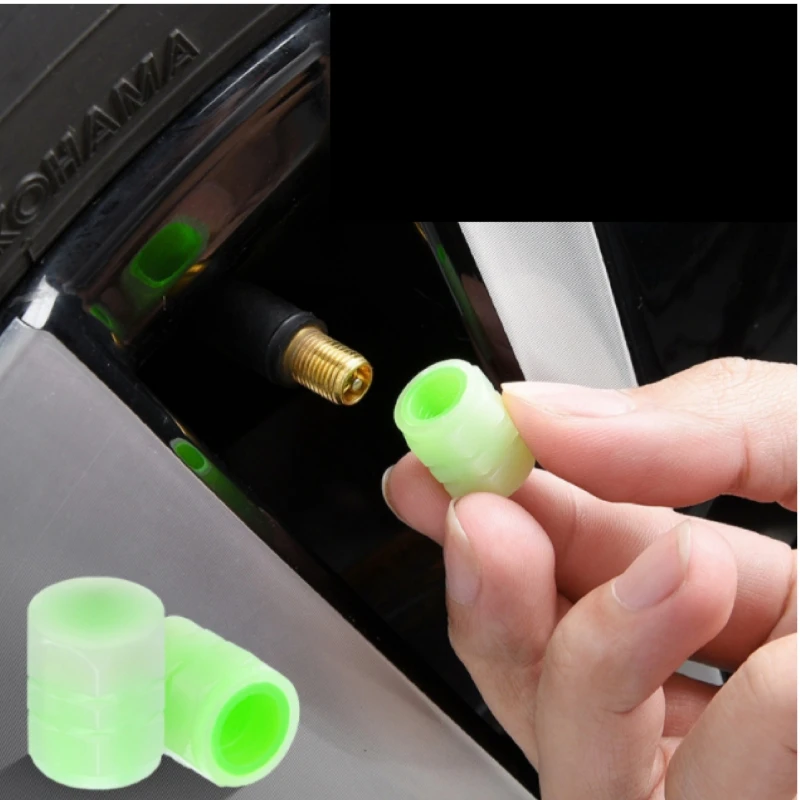 10/20Pcs Universal Luminous Stem Caps Tire Valves Caps Handmade Stem Cover Illuminated Valves Nozzles Car Accessories