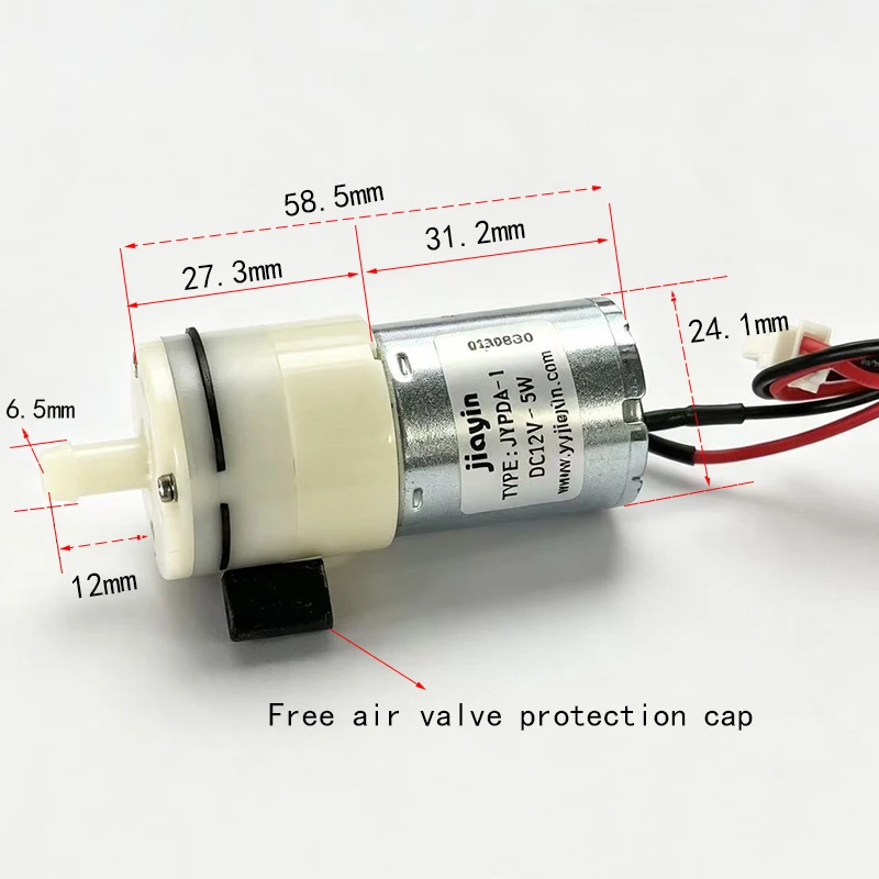 Jiayin Micro 370 Inflator Pump DC3V 5V 6V 9V 12V 5W Inflator Pump Oxygenation Pump
