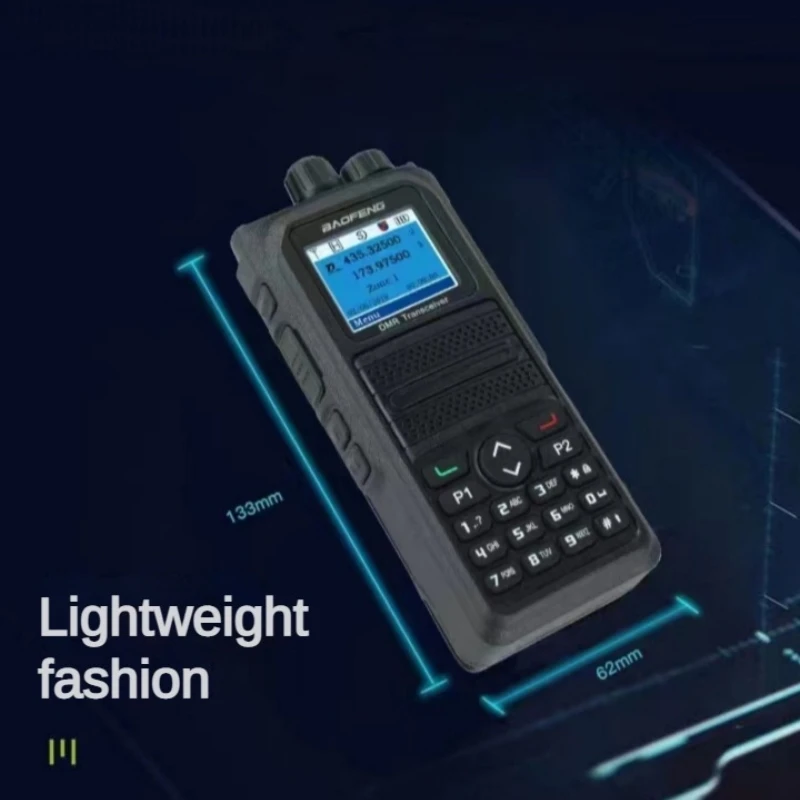 Baofeng DM-1701 جهاز اتصال لاسلكي رقمي للحد من الضوضاء عن بعد اتصال واضح في الهواء الطلق التجاري الأشعة فوق البنفسجية تردد تعديل الاتصال الداخلي