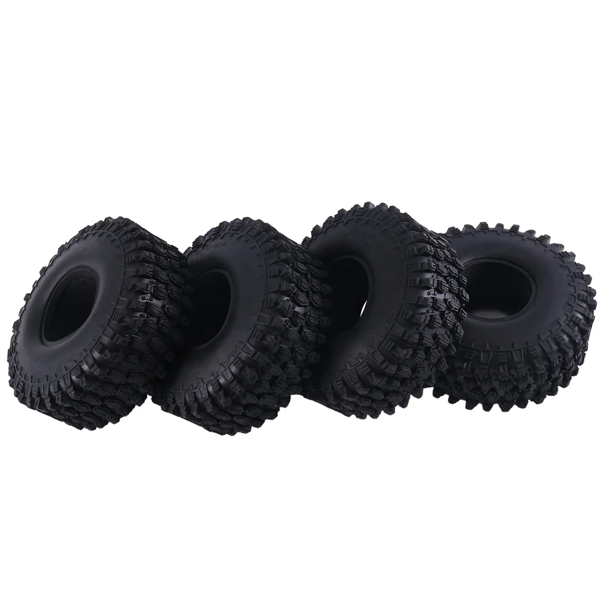 4 шт., 120 мм, 1,9 резиновая шина для 1/10 RC гусеничного автомобиля TRX4 D90 Axial SCX10 II III Wraith Redcat MST