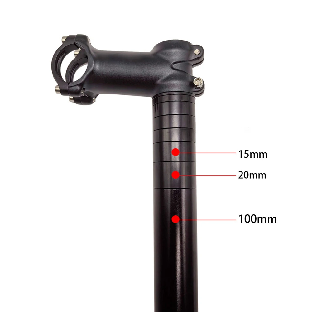 Aluminum Spacer 1-1/8" 28.8mm Bicycle Front Fork Standpipe Headset Stem Alloy Washer 50/100/150mm Height Handlebar Rise-up Adjus view 4