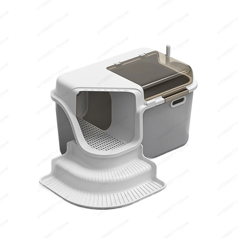 

Corridor Type Cat Litter Box, Fully Enclosed Number, Anti-splash, Deodorant, Deodorant Flip Cover and Raised Cat Toilet