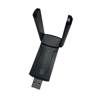 Wifi 5 USB 3.0 WIFI5 AC1300 Adapter Dongle Network Card Antenna 2.4GHz/5GHz Dual Band Wi-Fi Lan Driver Free PC 1300M Receiver