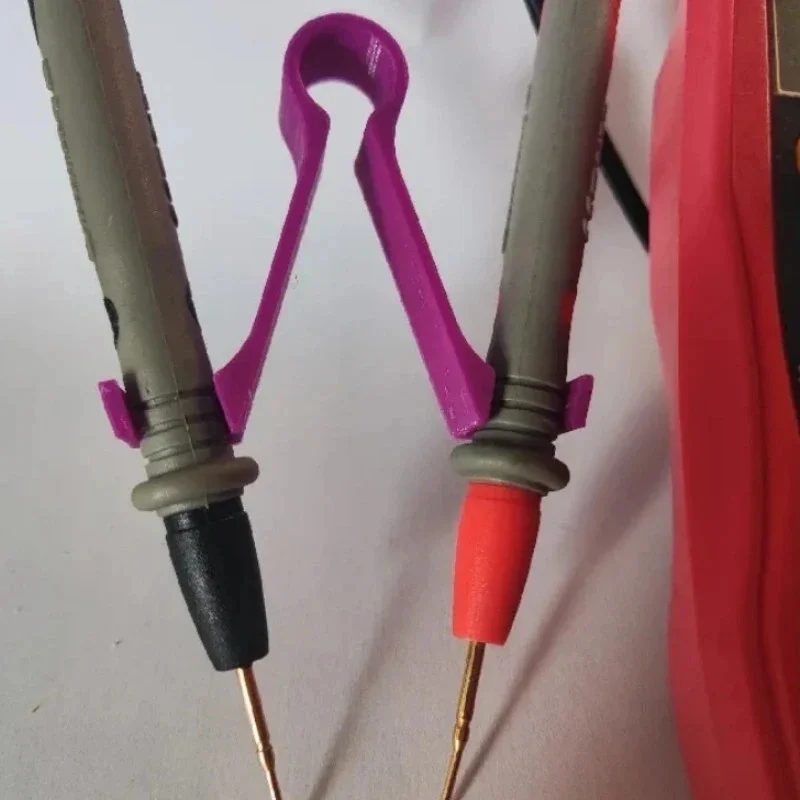 Multimeter Test Lead Bracket Hands Free Probe Holder Clip for Electrical Wiring Circuit Work