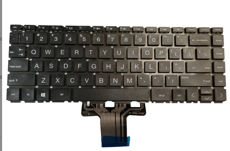 Teclado retroiluminado estadounidense para HP Pavilion x360 14-cd 14m-cd 14t-cd 14-ce 14-cf 14-ck 14-cm 14-cs 14s-dk TPN-Q188 Q190 Q207 W125 W131