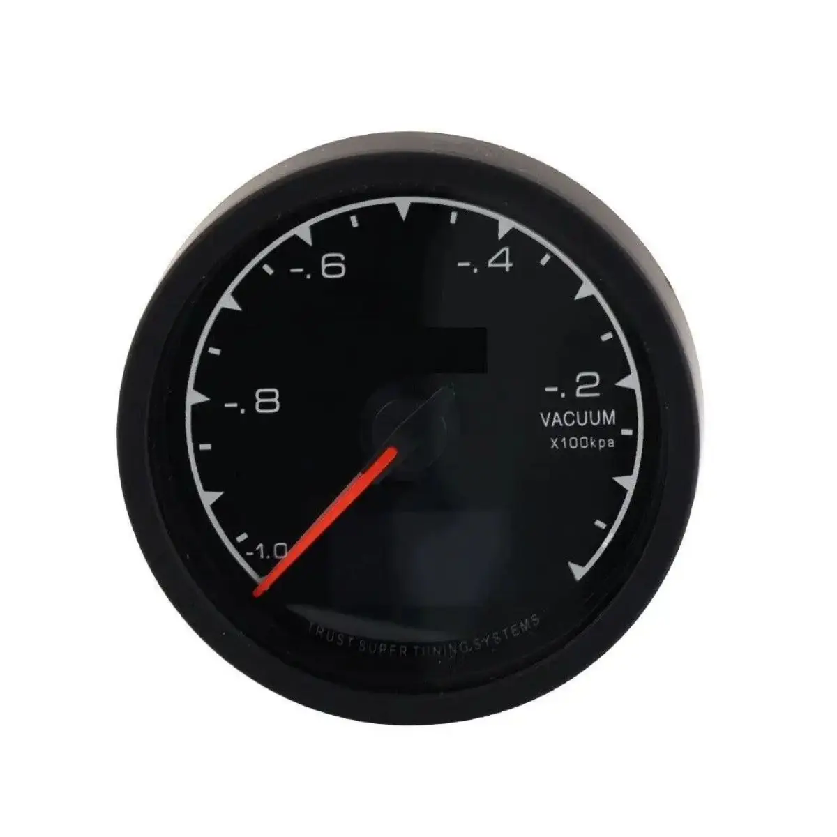 

2.5'' 60mm Electronic Car Vacuum Gauge Meter Black Face Digital Pointer Display Vacuum Meter Car LED Meter Gauge