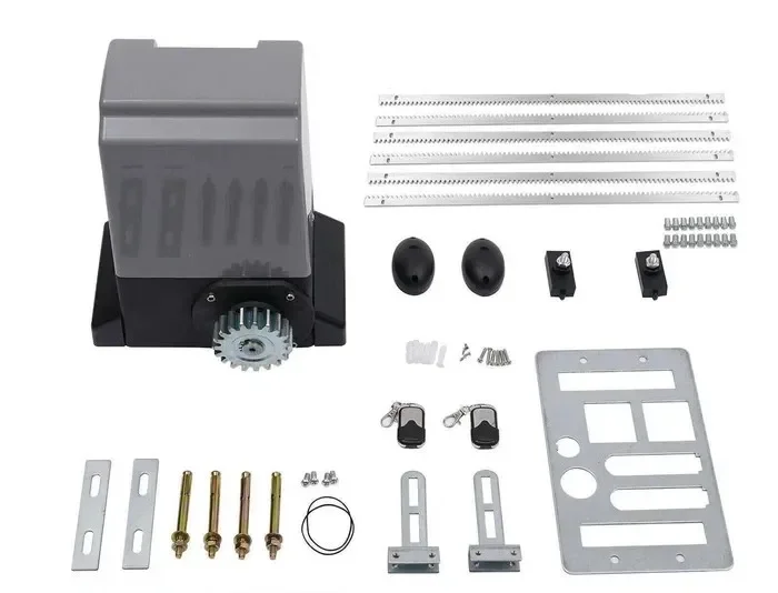 ชุดเปิดประตูบานเลื่อนอัตโนมัติพร้อมรีโมทคอนโทรล 370 วัตต์สามารถดึงประตูได้ 0 ถึง 600 กิโลกรัม