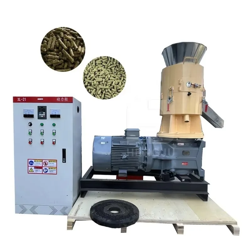 100-1000kg/H Wood Sawdust Fuel Pellets Mill Biomass Wood Pellet Making Machine Line