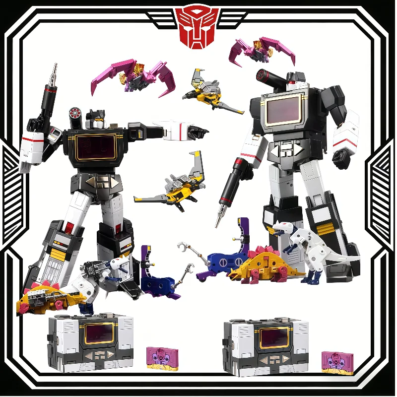 In Stock FansToys RP-02 Acoustic Blaster & RP-01C Cassette Set Black Recorder Ratbat Buzzsaw SlugfestOverkill Transformer Figure