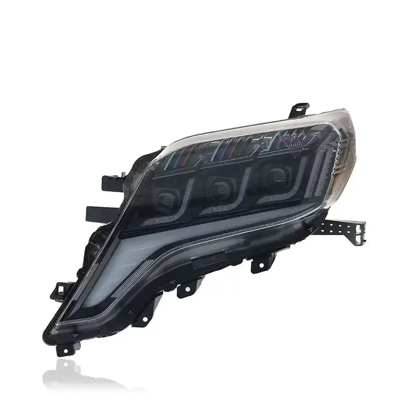 

2014 2015 2016 2017 для Prado FULL светодиодные фары Lander Cruise FJ150 динамический поворотный сигнал светодиодный DRL светодиодный объектив проектора