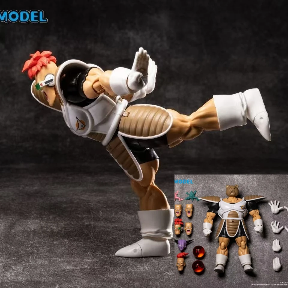 

In Stock WP Model Dragon Ball Z SHF The Furious Bear Recoome Special Forces Team Anime Figures Toy Model Collector Hobby Gift