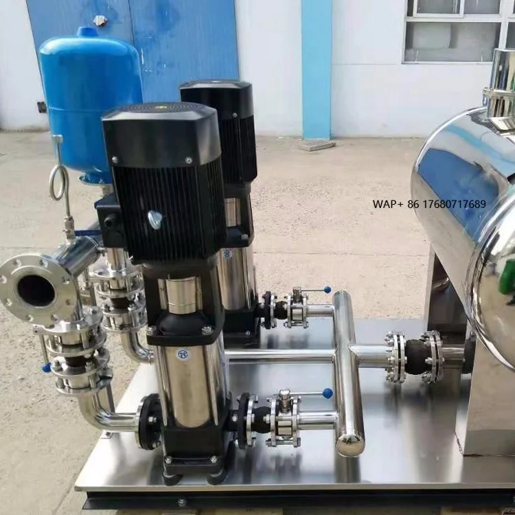 Stainless Steel 304 Frequency Water Booster Set, Water Pumping Machine, Water Booster Pump Equipment