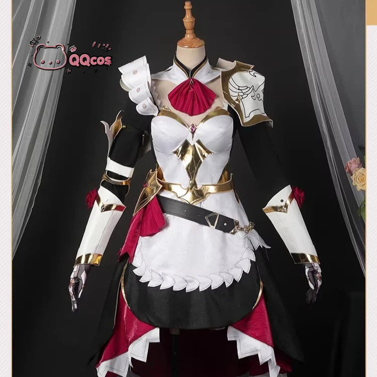 Noelle cosplay Game Cosplay Series: Genshin Impact Noelle maid outfit Cute cosplay Costume Halloween Carnival Party QQcos