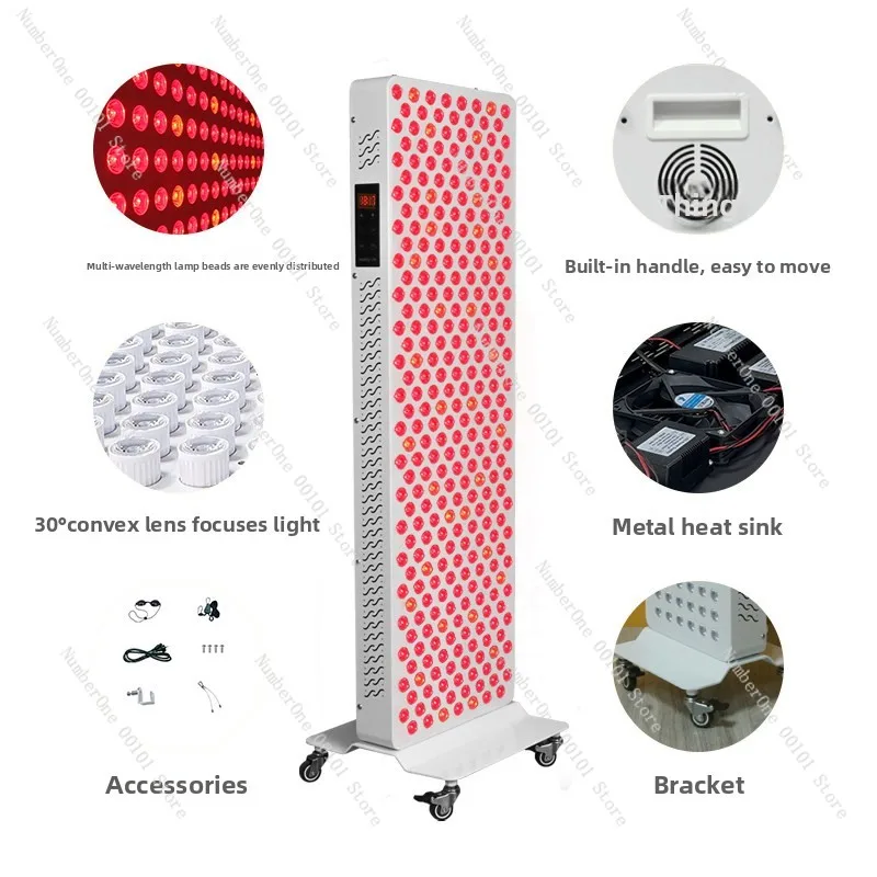 IDEATHERAPY 2025 Full Body Red Light Therapy Standing Medical Grade Infrared LED Panel Bulk Supply