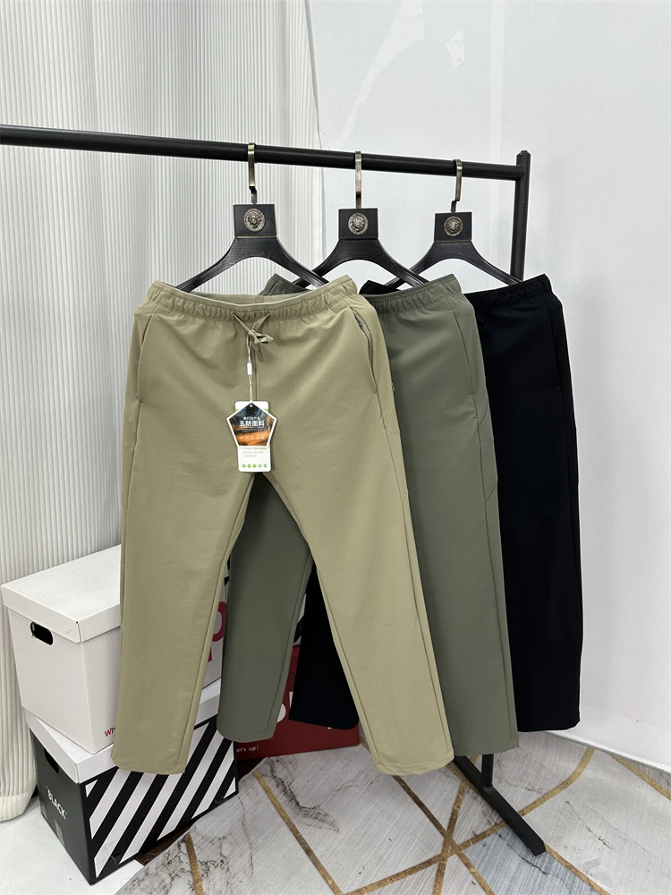 

Мужские повседневные брюки прямого кроя для активного отдыха, ветрозащитные, водоотталкивающие, с 3D-пошивом, модные осенние брюки для досуга