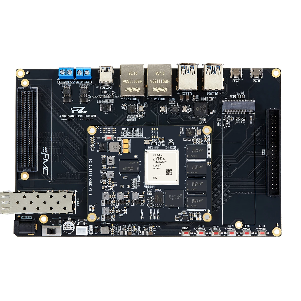 Puzhi Kit d'évaluation ZU4EV-FL Xilinx ZYNQ UltraScale XCZU4EV Carte de développement FPGA