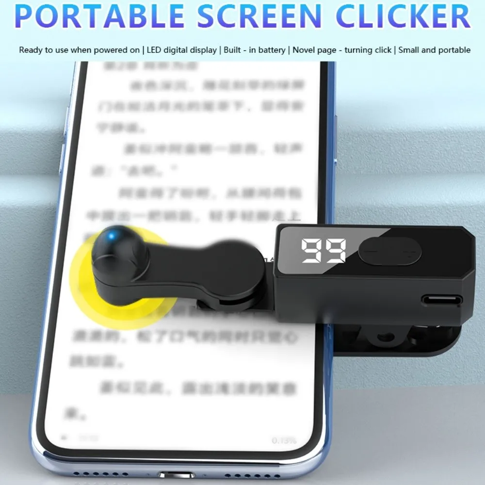 

Continuous Screen Auto Clicker Rechargeable Screen Touch Auto Clicker Device Phone Tap Portable Auto Like Tap Device