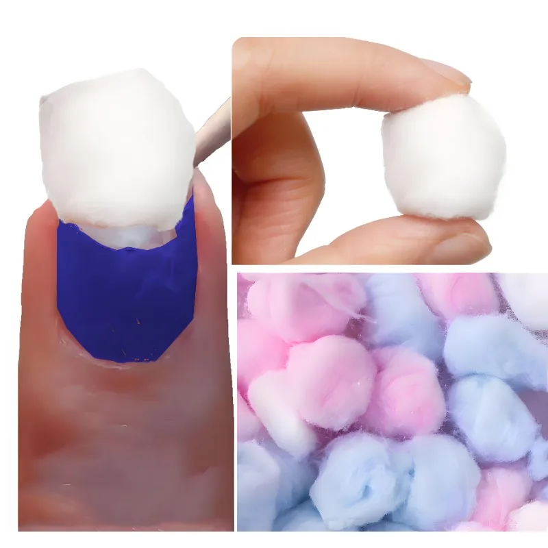 200 pz Nail Makeup Cotton Balls sgrassaggio Cotton Ball Salon uso domestico Gel Uv per unghie rimuovi colore pulito Wipe Polish carta cosmetica