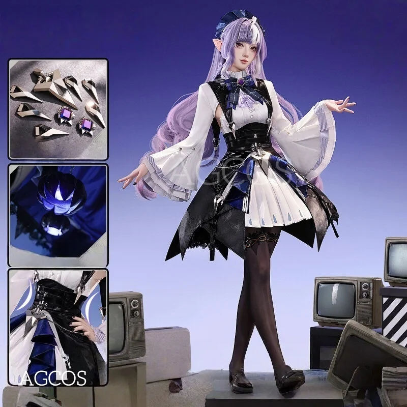 

AGCOS Zenless Zone Zero Vivian Banshee Cosplay Costume Female Halloween Outfits Dress Game Costumes Cosplay