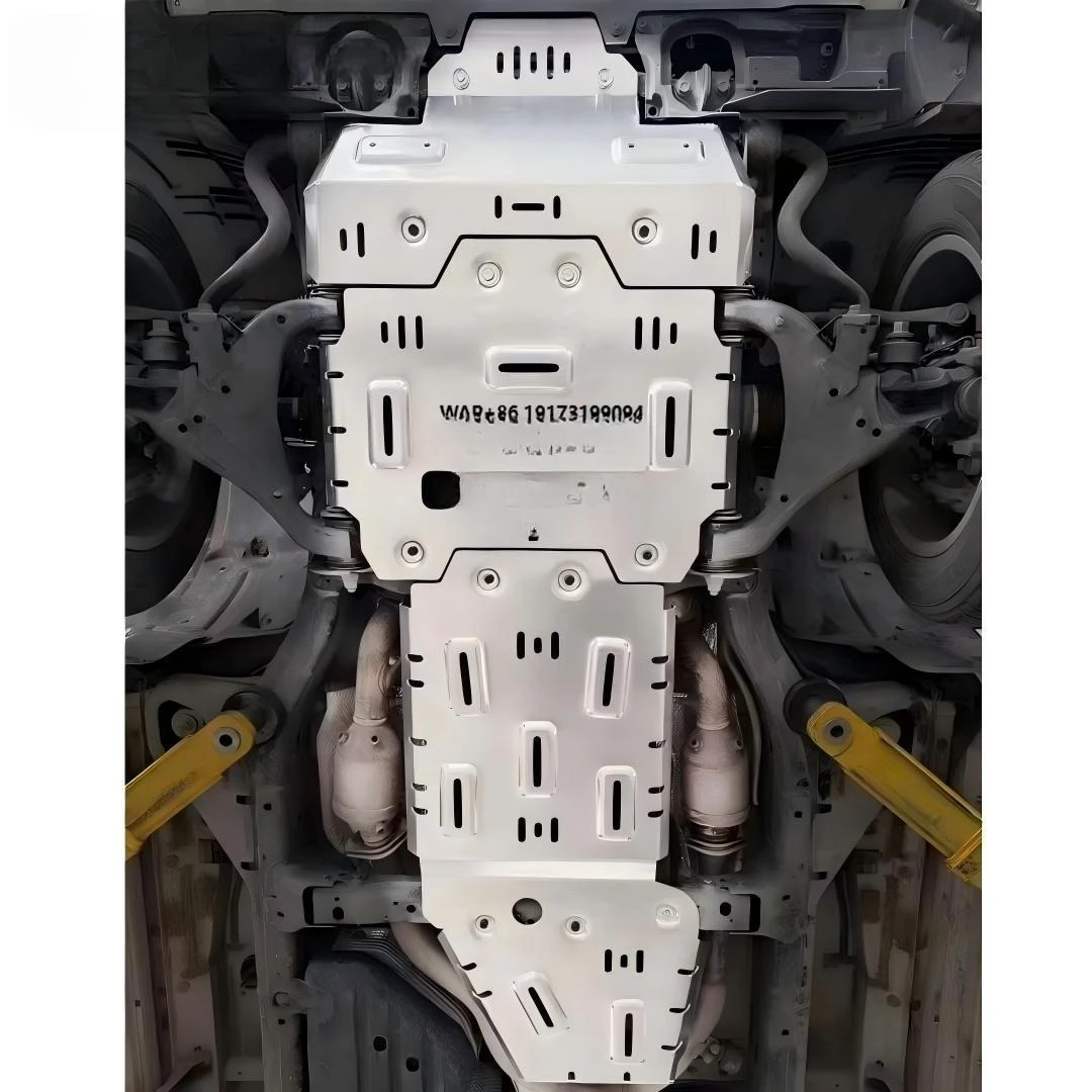 Land Cruiser LC300 3.5TT 5/8mm Aluminum Alloy Skid Plate System New 3D Upgraded Engine Protector Chassis Anti-Skid Plate
