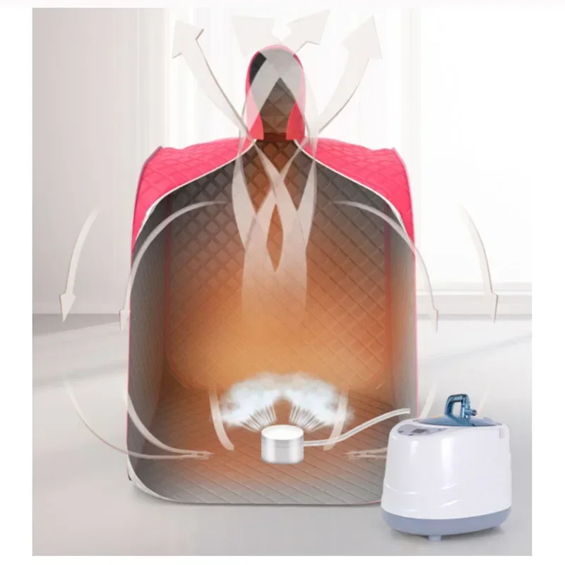 Imagem -04 - Portable Health Steam Sauna Cabin para Casa Folding Detox Therapy Perda de Peso Corpo Inteiro Spa Útil