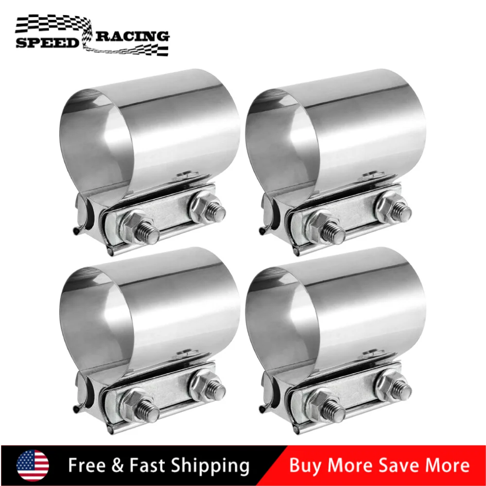 

Высокое качество 3-дюймовый стыковый соединитель из нержавеющей стали, зажим для выхлопной ленты, муфта глушителя TP-1021