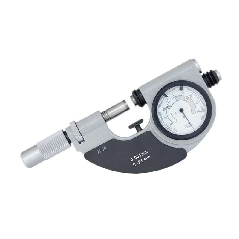 Left hand backhand with table outer diameter lever micrometer/0-25-50 -75mm accuracy 0.001