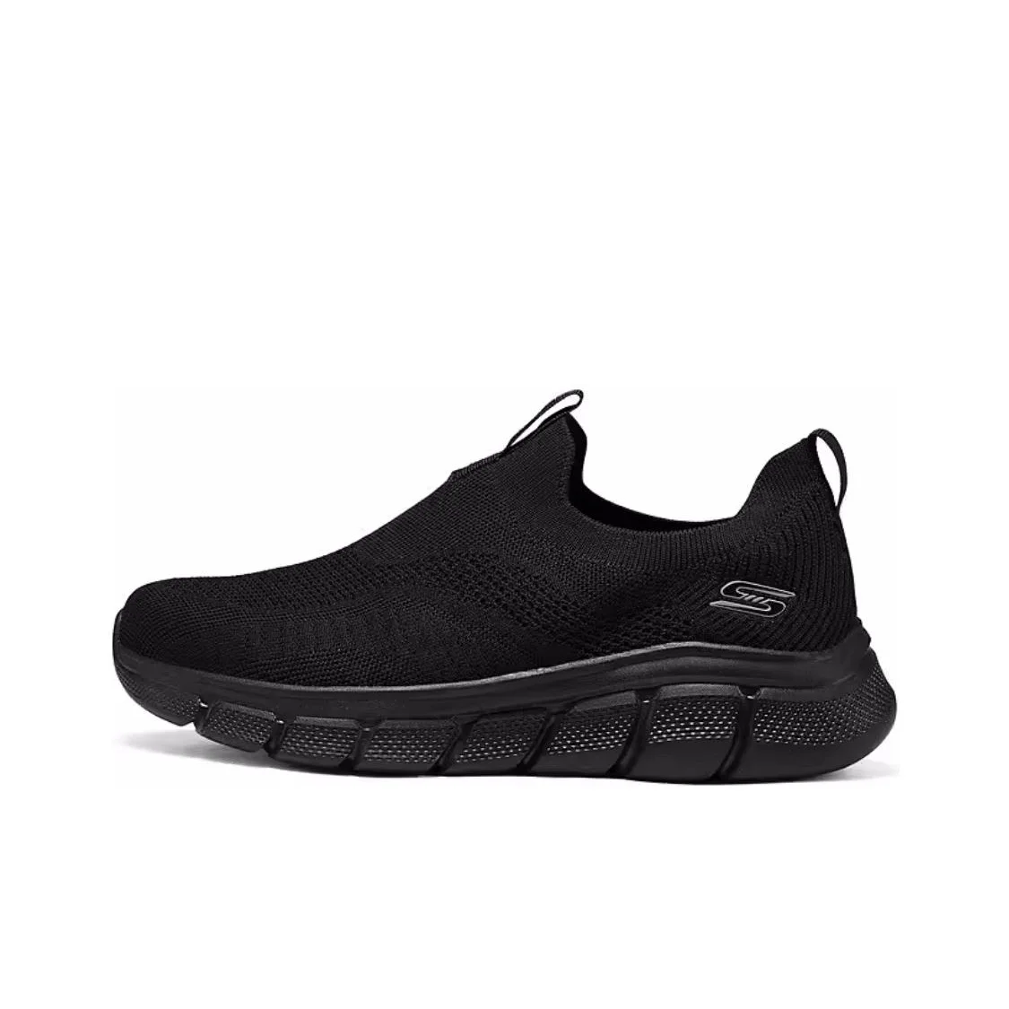 Skechers BOBS B FLEX Comfortable And Breathable Abrasion Resistant Low top Casual Shoes Men's Black 118107-BBK