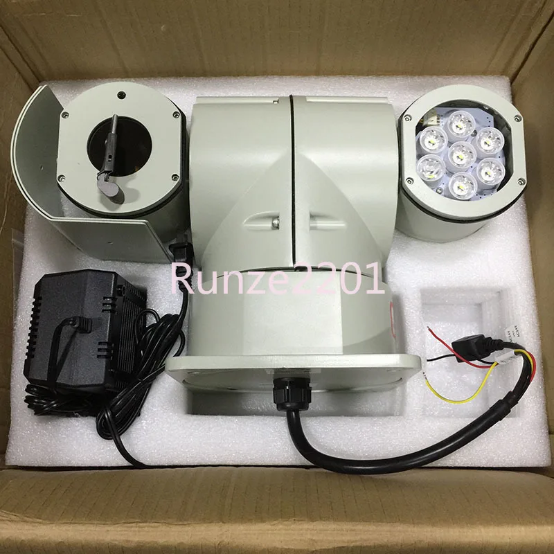 Car PTZ Car Monitoring PTZ with Wiper Infrared Night Vision HD Camera Head