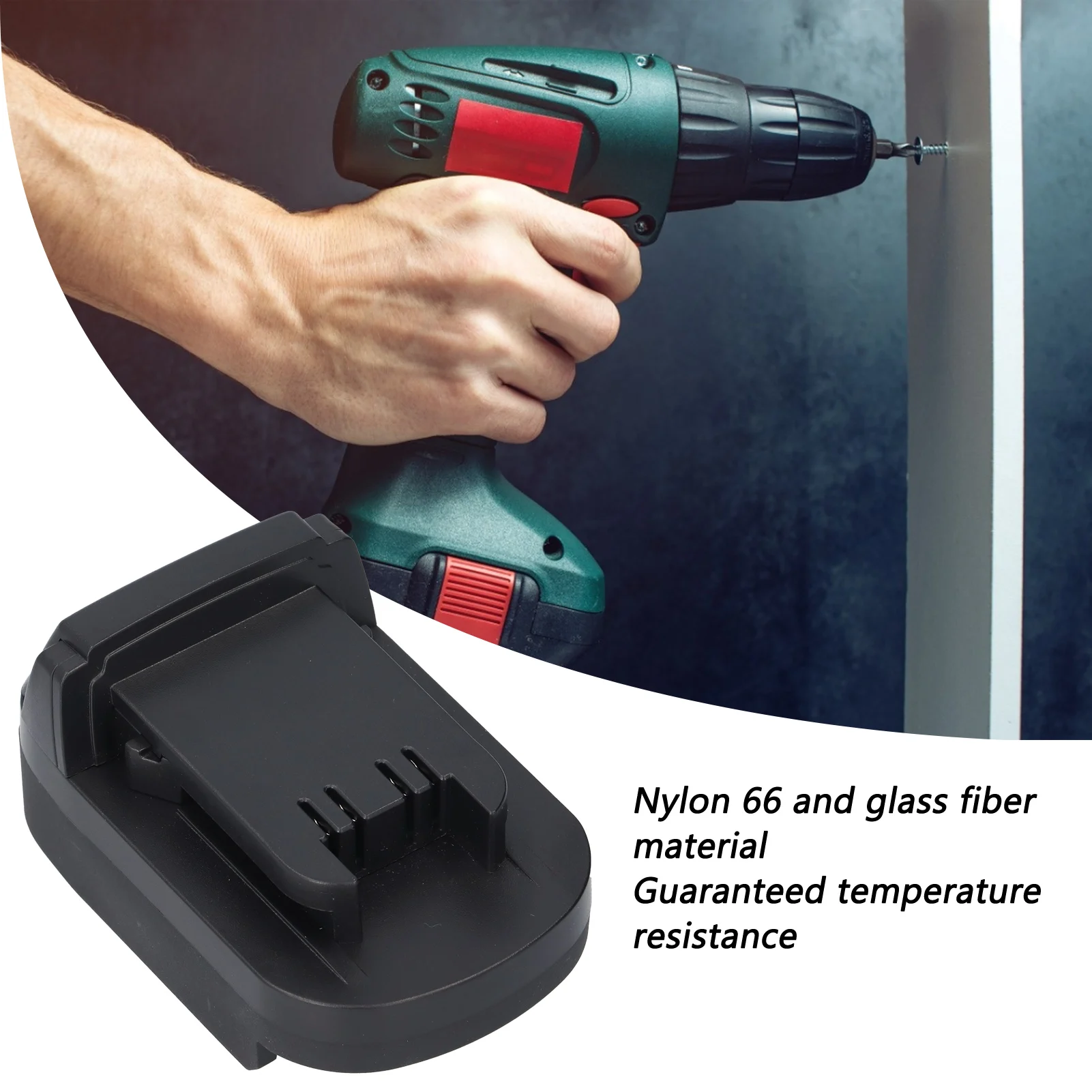 Conversor de adaptador de bateria para Bosch 18V para ferramenta elétrica de lítio Milwaukee BS18ML Adaptador de bateria