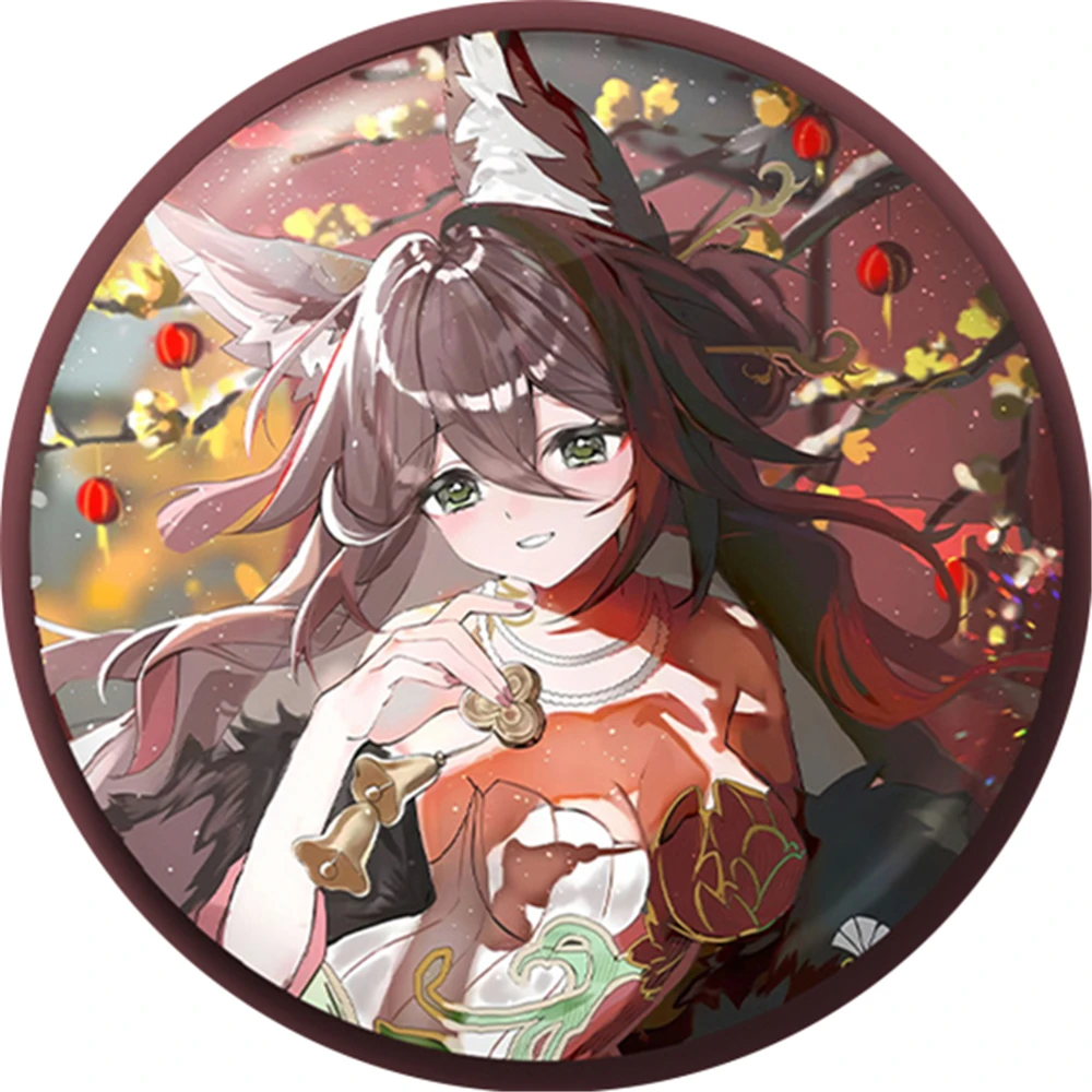 58mm Gioco Honkai:Star Rail Tingyun Fugue COSTUME Cosplay Distintivo Pin SPTE Spilla in banda stagnata Prop