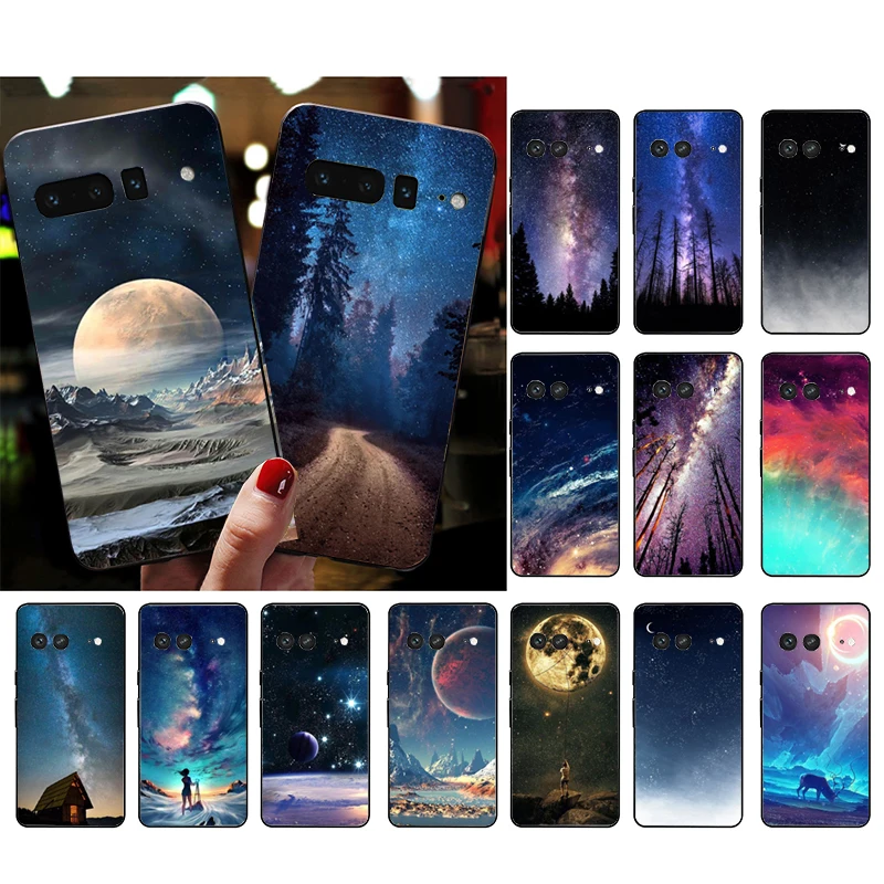 Moon Star Sky Night…