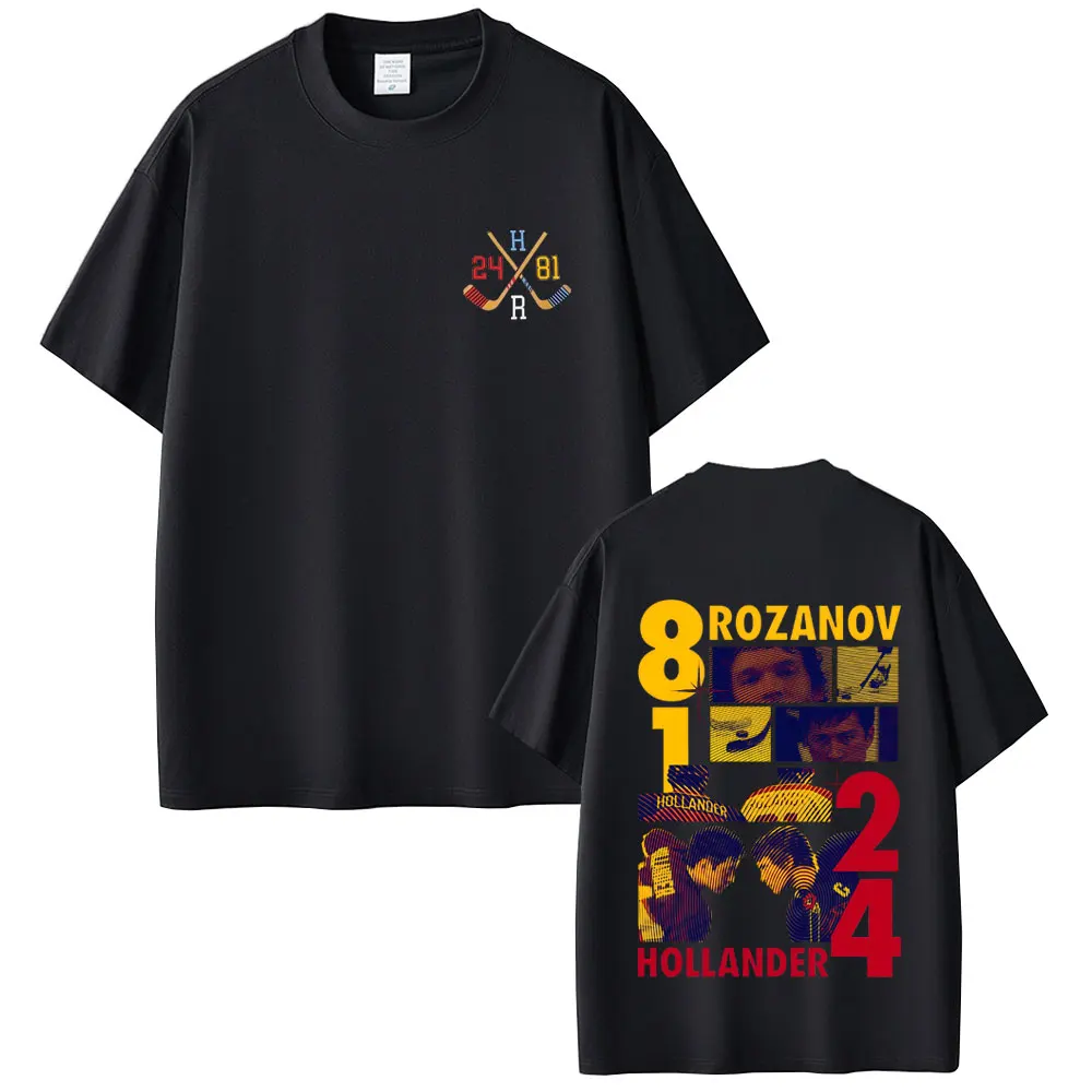 Heated Rivalry Shane Hollander‌ Ilya Rozanov Hollanov 2481 Graphic T-shirt Men Women Vintage Streetwear Male Fashion T Shirts