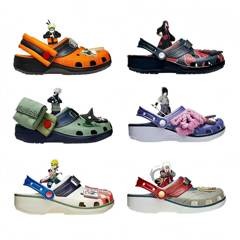 

Летние пляжные сандалии с аниме-принтом Naruto Shippuden Kakashi Itachi Uchiha, нескользящие, удобные, легкие, повседневные