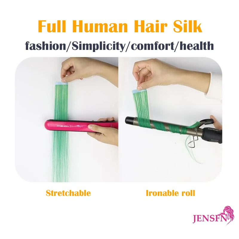 JENSFN Color Straight Tape in Human Hair Extensions  20\